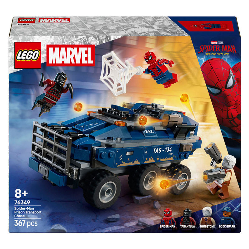 Afbeelding laden in galerijviewer, Lego ǀ marvel spider-man achtervolging van gevangenistransport bouwpakket voor kinderen 76349