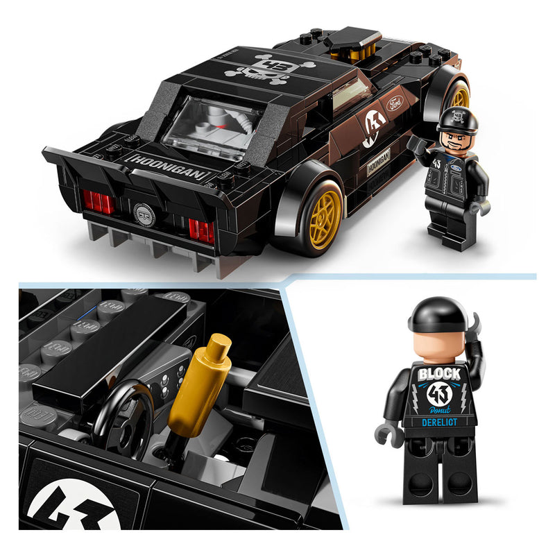 Afbeelding laden in galerijviewer, Lego speed champions ken blocks '65 ford mustang hoonicorn v1 auto bouwpakket voor kinderen 77262