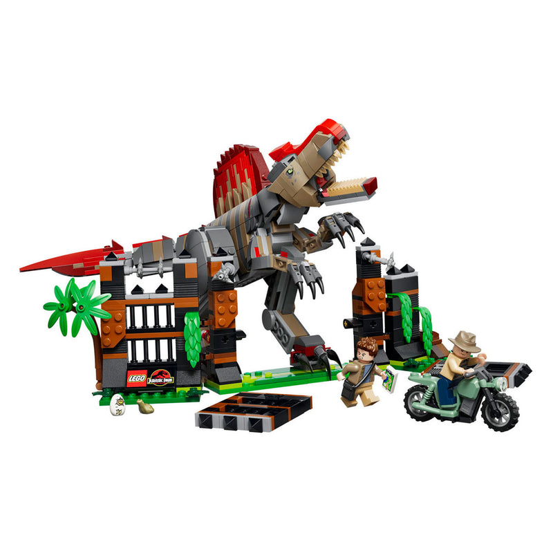 Load image into Gallery viewer, Lego jurassic world spinosaurus ontsnapping dinosaurus speelgoed voor kinderen 77982