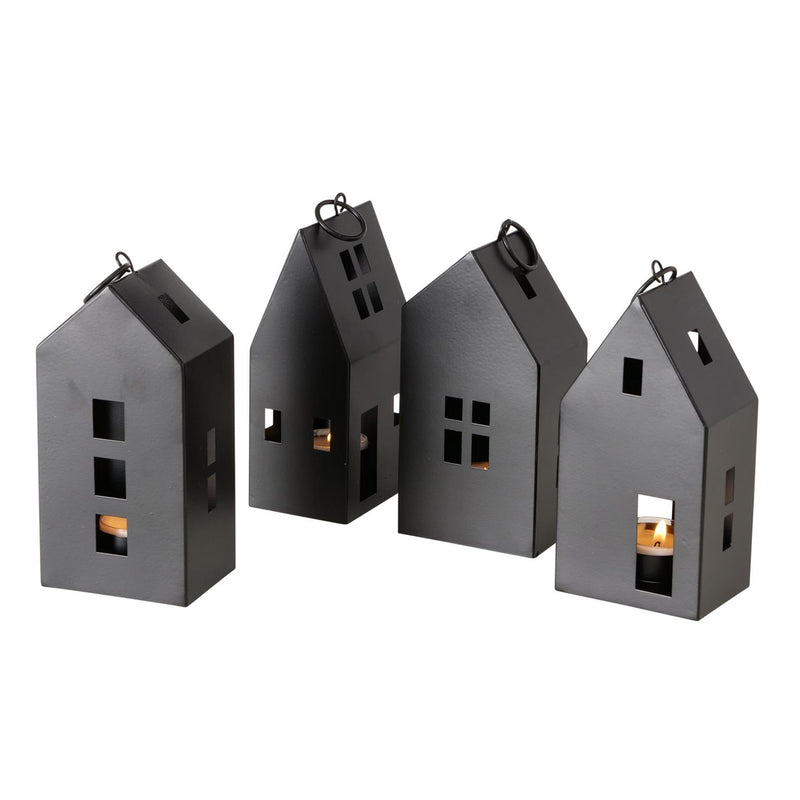 Load image into Gallery viewer, Boltze home lantaarn bryne house h17cm metaal zwart