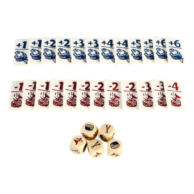 Load image into Gallery viewer, 999Games Dobbelspel Geharrewar in de Sushibar 30-delig (NL)