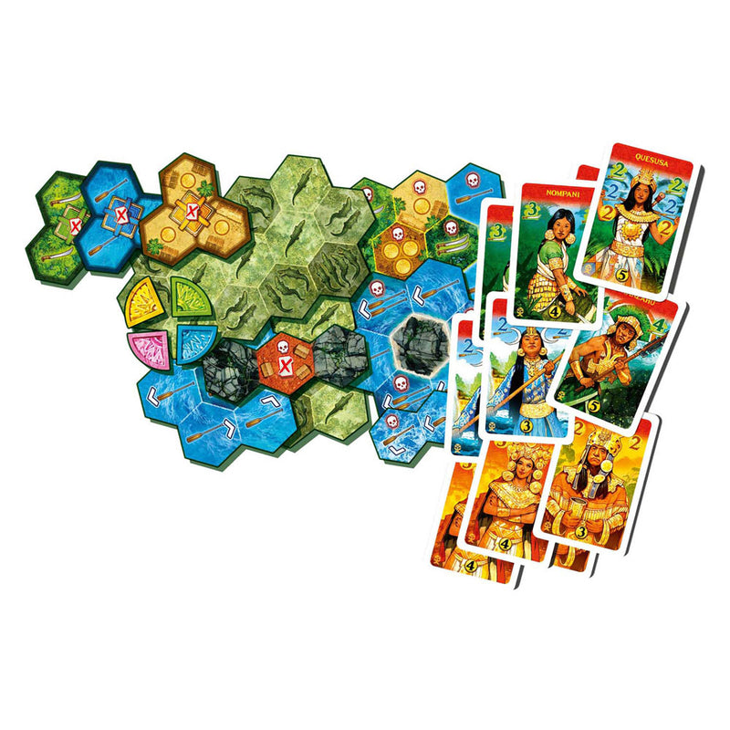 Afbeelding laden in galerijviewer, 999games 999 games de zoektocht naar el dorado: gevaren muisca uitbreiding bordspel