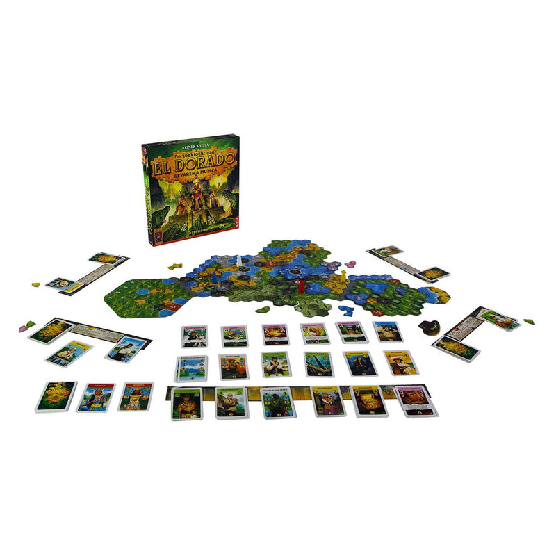Afbeelding laden in galerijviewer, 999games 999 games de zoektocht naar el dorado: gevaren muisca uitbreiding bordspel