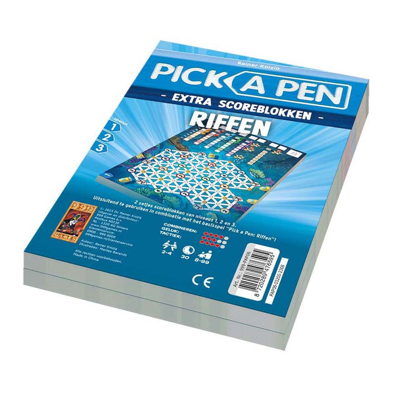 Load image into Gallery viewer, 999games 999 games pick a pen riffen scoreblokken, 2st.