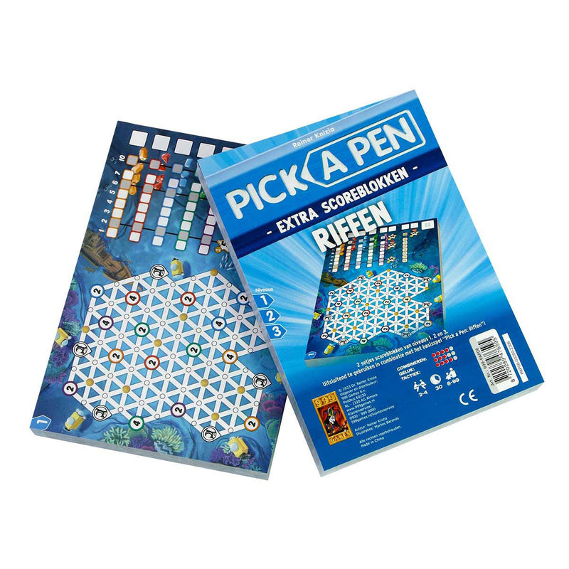 Load image into Gallery viewer, 999games 999 games pick a pen riffen scoreblokken, 2st.