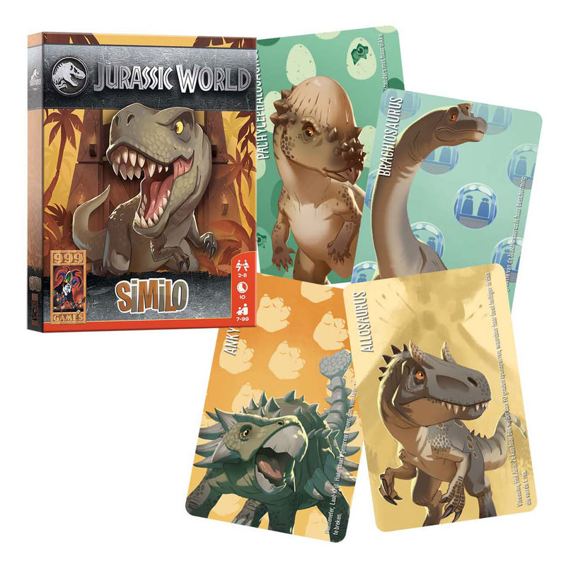 Load image into Gallery viewer, 999games 999 games similo: jurassic world kaartspel (nederlands, 2 - 8 spelers, 10 minuten, vanaf 7 jaar)