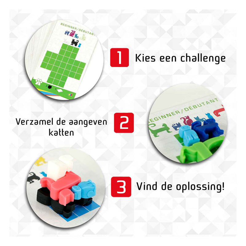 Load image into Gallery viewer, 999games 999 games cat stax denkspel (nederlands, 1 speler, vanaf 7 jaar, 44 opdrachten)