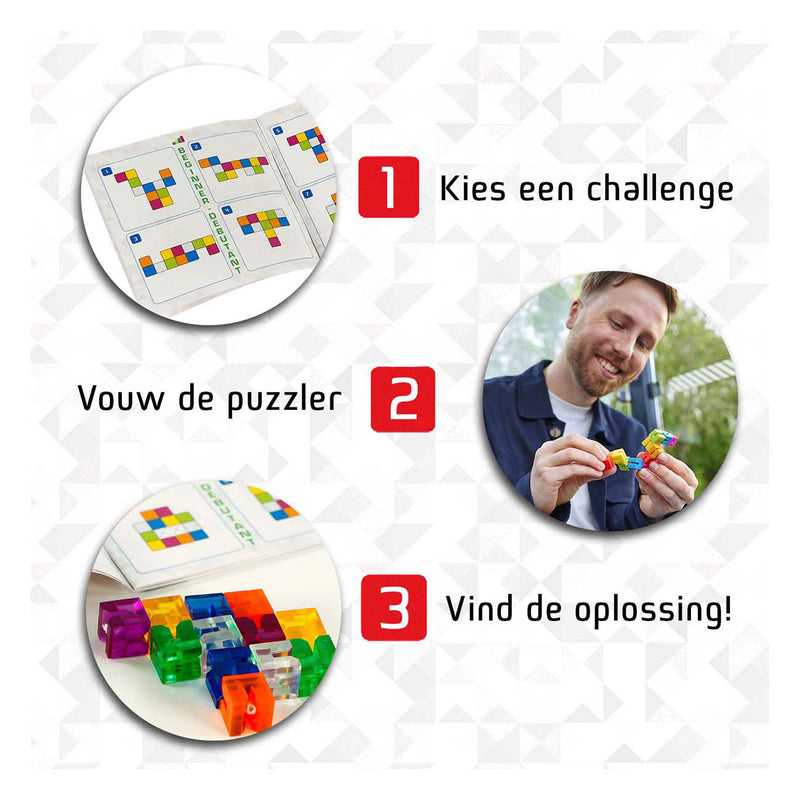 Load image into Gallery viewer, 999games 999 games flex puzzler crystal denkspel (nederlands, 1 speler, vanaf 7 jaar, 80 opdrachten)