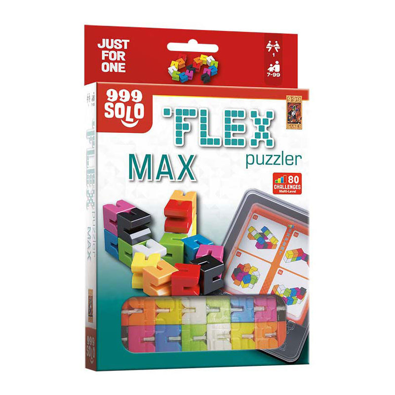 Afbeelding laden in galerijviewer, 999games 999 games flex puzzler max denkspel (nederlands, 1 speler, vanaf 7 jaar, 80 opdrachten)