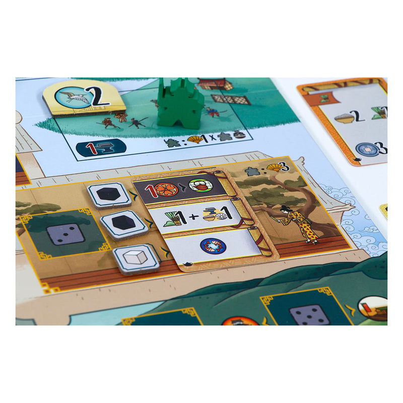 Load image into Gallery viewer, 999games 999 games het witte kasteel van himeji: matcha uitbreiding bordspel (uitbreiding, nederlands, 1 - 4 spelers, 80 minuten, vanaf 12 jaar)