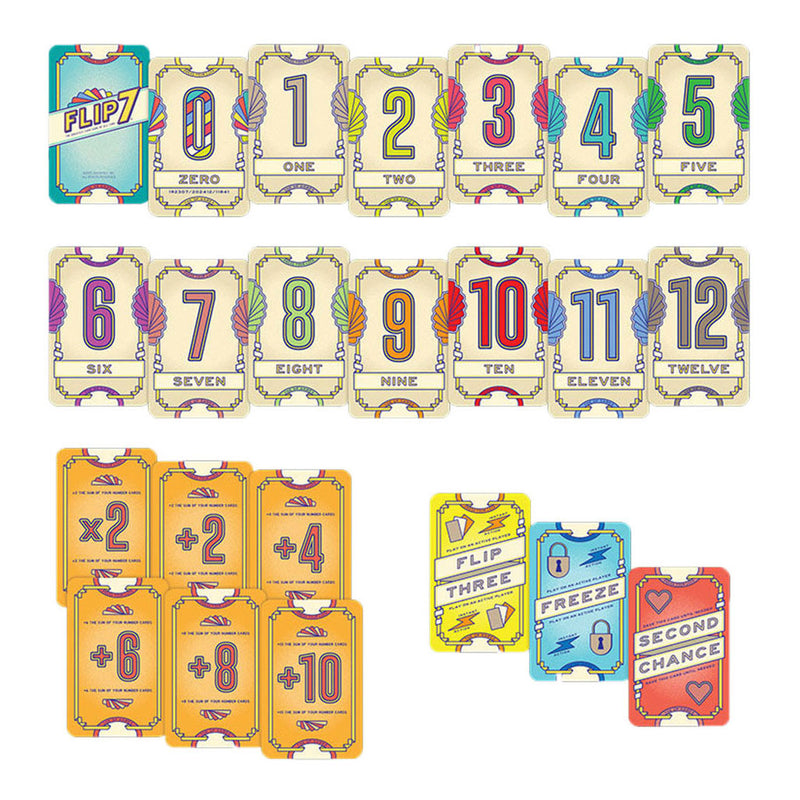 Load image into Gallery viewer, Asmodee flip 7 kaartspel (engelse versie)