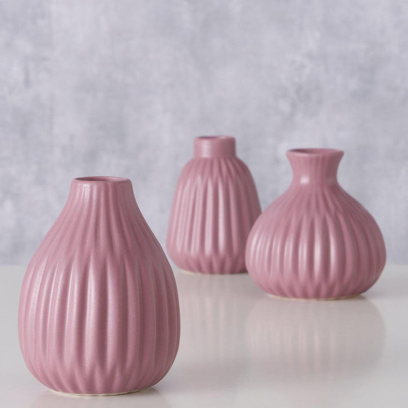 Load image into Gallery viewer, Boltze home vaas esko roze ø10xh12cm