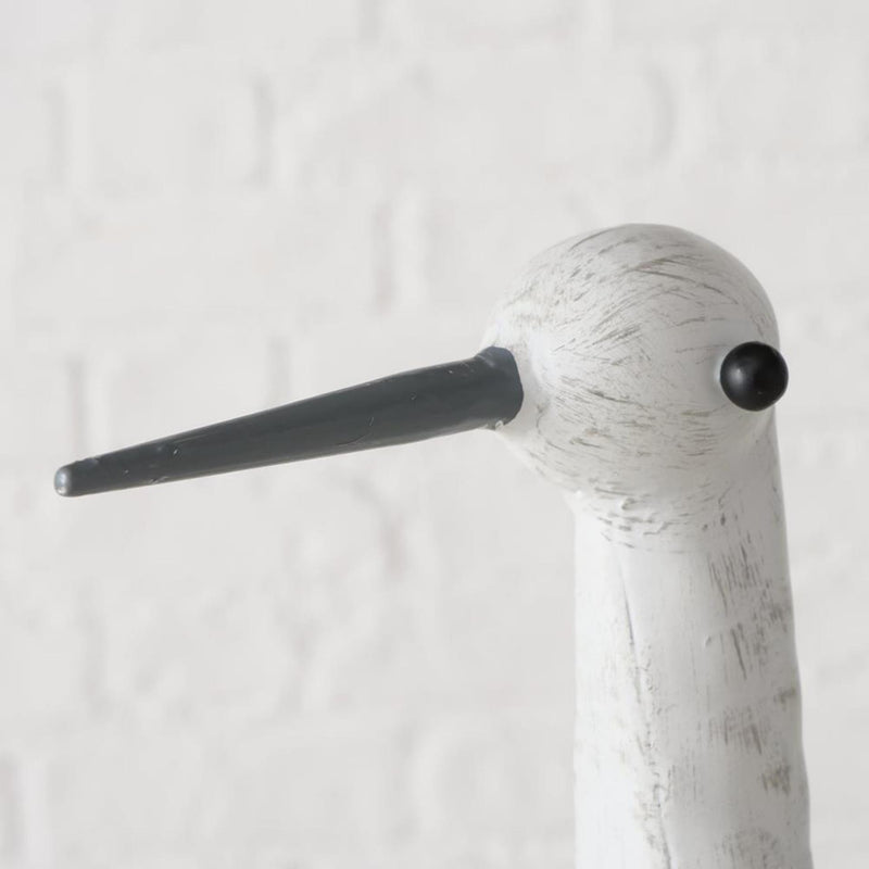Load image into Gallery viewer, Boltze home beeld metalen vogel 'jaron' wit l22xb11xh55cm voor binnen