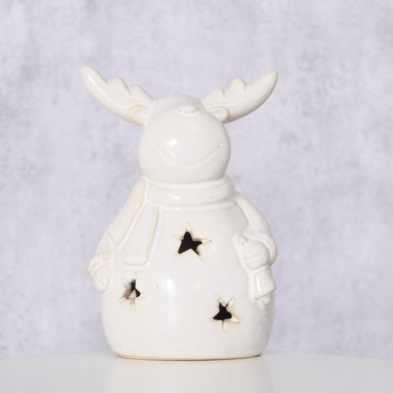 Load image into Gallery viewer, Boltze home hertfiguur cristo steen met led h13cm wit (excl. 3x lr44 btterij)