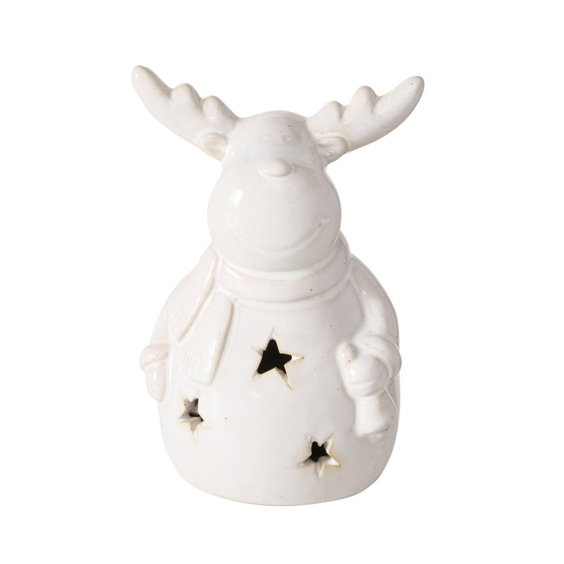 Load image into Gallery viewer, Boltze home hertfiguur cristo steen met led h13cm wit (excl. 3x lr44 btterij)