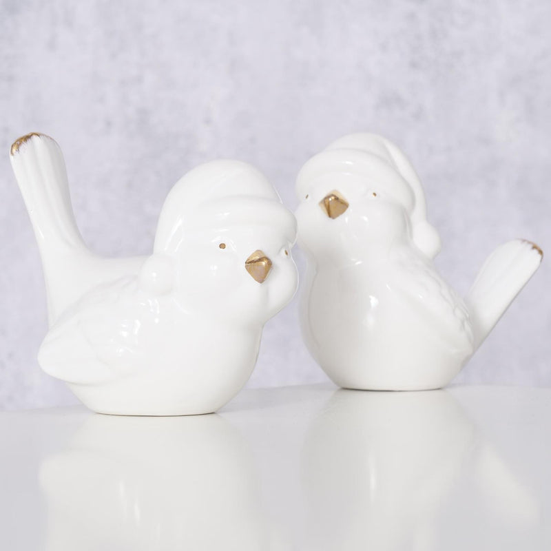 Afbeelding laden in galerijviewer, Boltze home vogel ville dolomiet h9cm wit