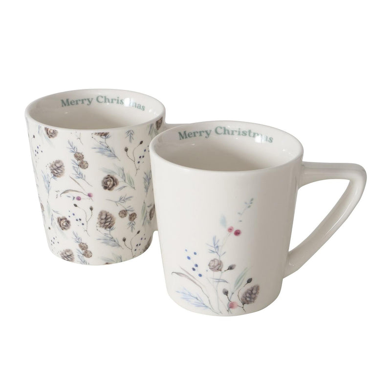 Load image into Gallery viewer, Boltze home mok dennenappels nordala 300 ml h9cm keramiek