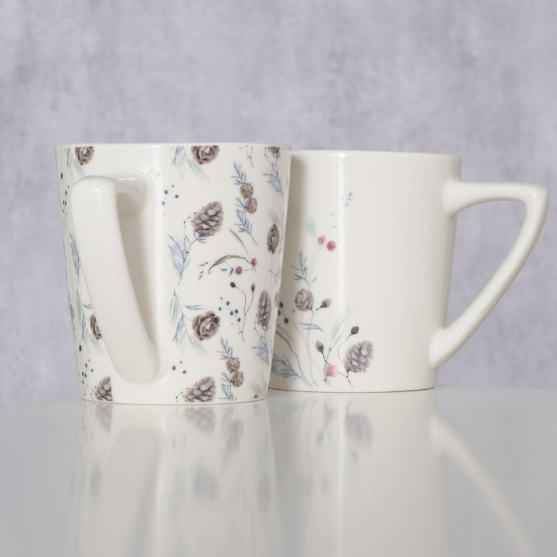 Load image into Gallery viewer, Boltze home mok dennenappels nordala 300 ml h9cm keramiek