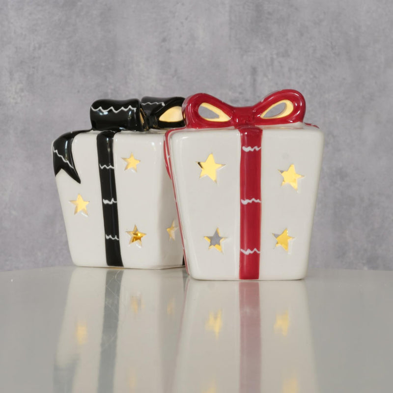 Afbeelding laden in galerijviewer, Boltze home beeld cadeautje led h10cm keramiek