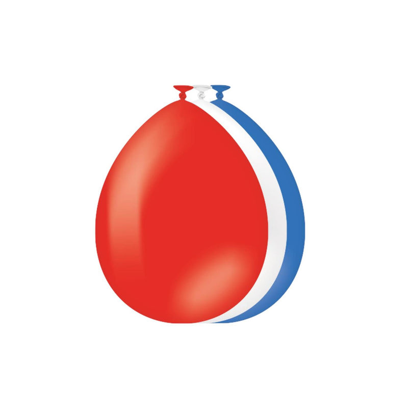 Afbeelding laden in galerijviewer, Paperdreams ballonnen 10 pcs - rood wit blauw latex