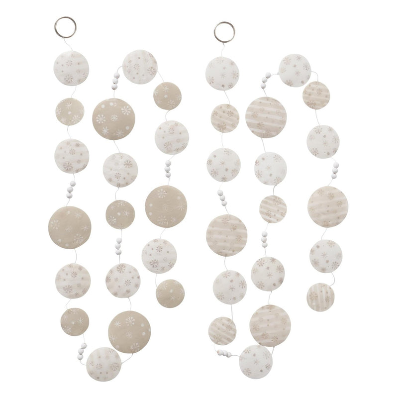 Load image into Gallery viewer, Boltze home capiz guirlande snowflake l180cm