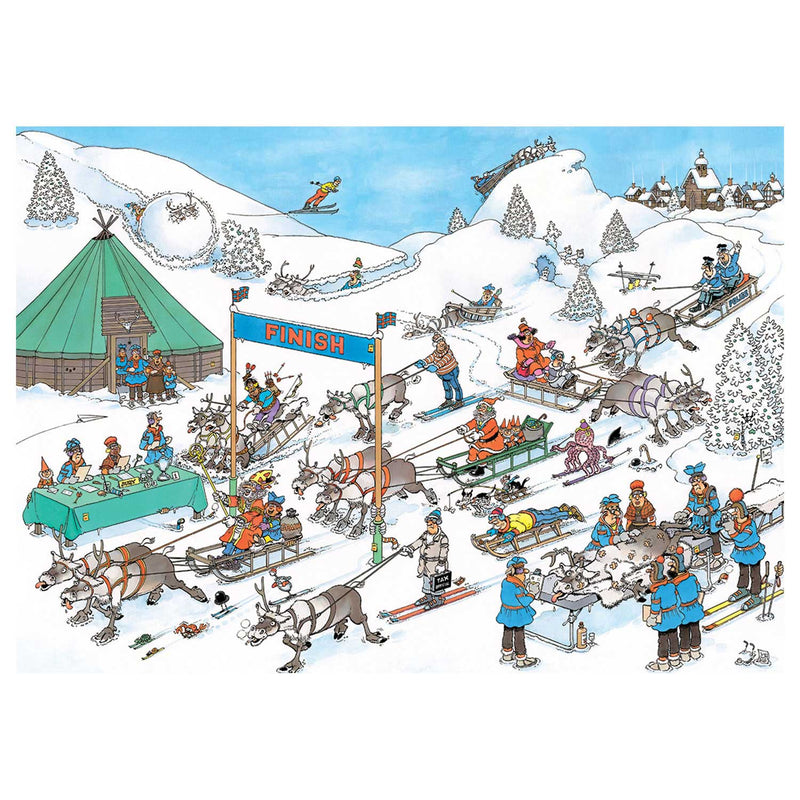 Load image into Gallery viewer, Jan van Haasteren Legpuzzel Rendier Race, 500st.