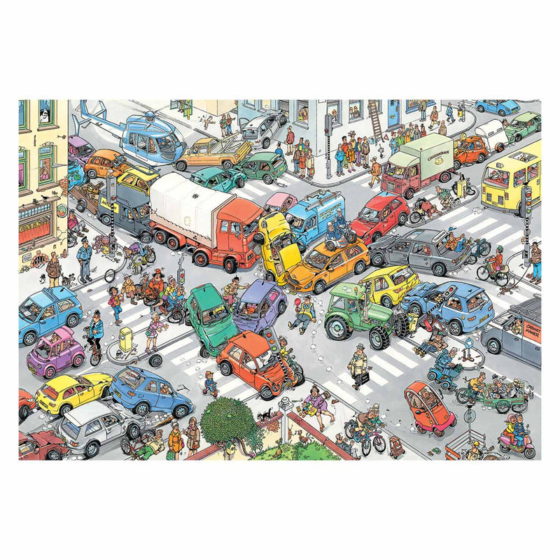 Load image into Gallery viewer, Jan van haasteren legpuzzel - traffic chaos, 3000st.