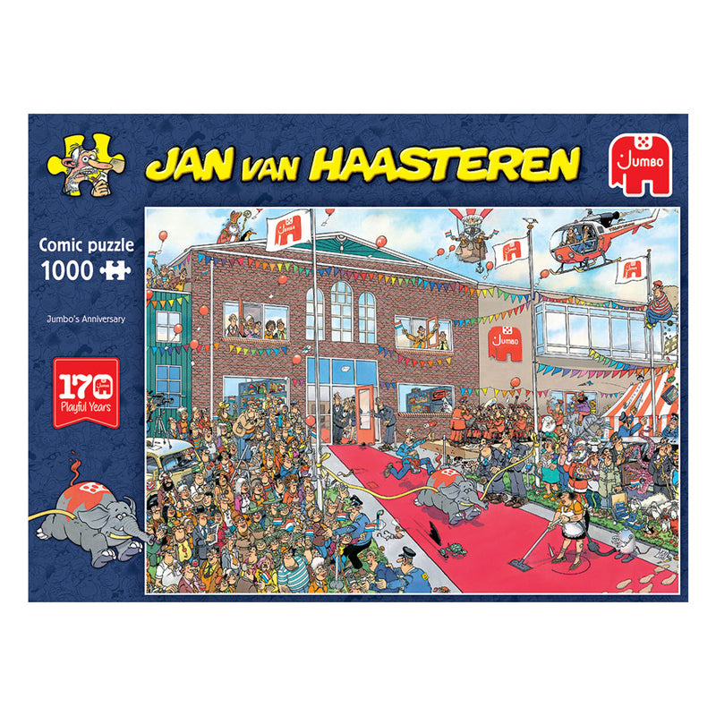 Load image into Gallery viewer, Jan van Haasteren Legpuzzel 170 Jaar Jumbileum, 1000st.
