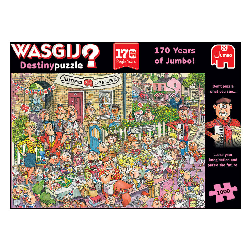 Load image into Gallery viewer, Jumbo Wasgij Destiny Legpuzzel 170 Jaar Special. 1000st.