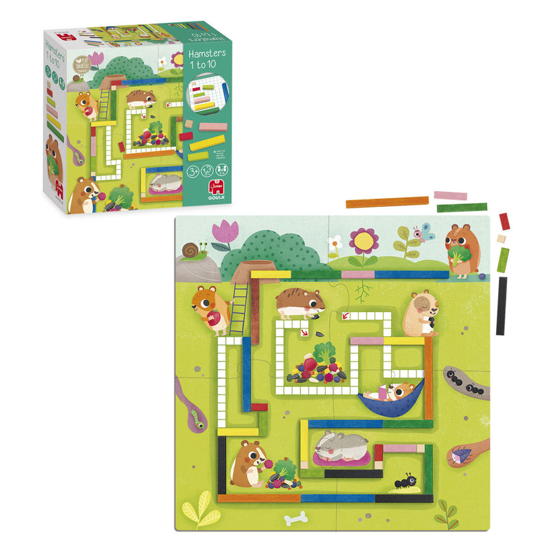 Load image into Gallery viewer, Goula jumbo hamsters 1 tot 10 educatief rekenspel