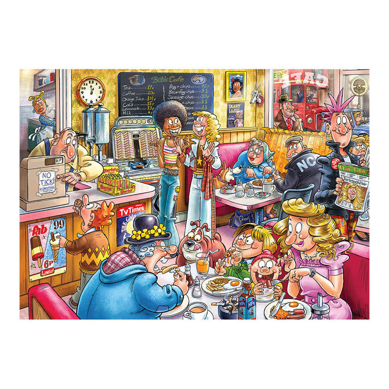 Load image into Gallery viewer, Jumbo wasgij destiny 27 legpuzzel de koffieshop!, 1000st.