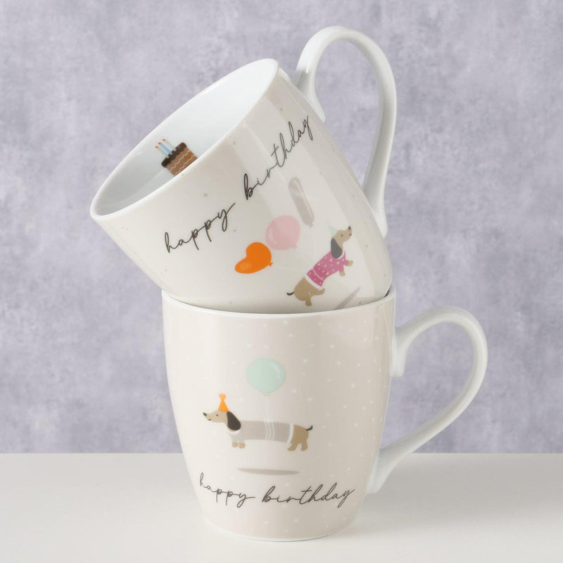 Load image into Gallery viewer, Boltze home jumbo-mok trilly 480ml 14x10x10cm 2 assorti vaatwasmachinebestendig