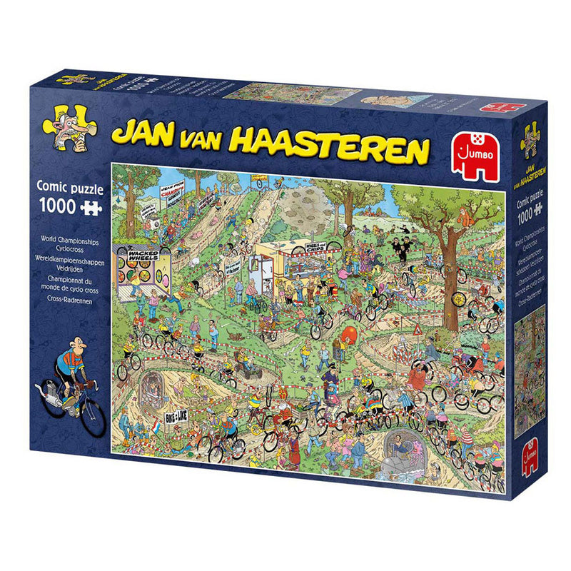 Afbeelding laden in galerijviewer, Jumbo jan van haasteren legpuzzel - veldrijden, 1000st.