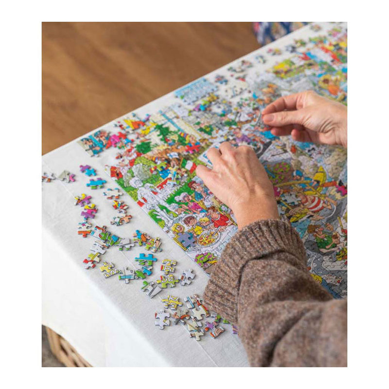 Afbeelding laden in galerijviewer, Jumbo jan van haasteren legpuzzel - veldrijden, 1000st.