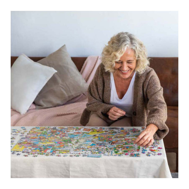 Afbeelding laden in galerijviewer, Jumbo jan van haasteren legpuzzel - veldrijden, 1000st.