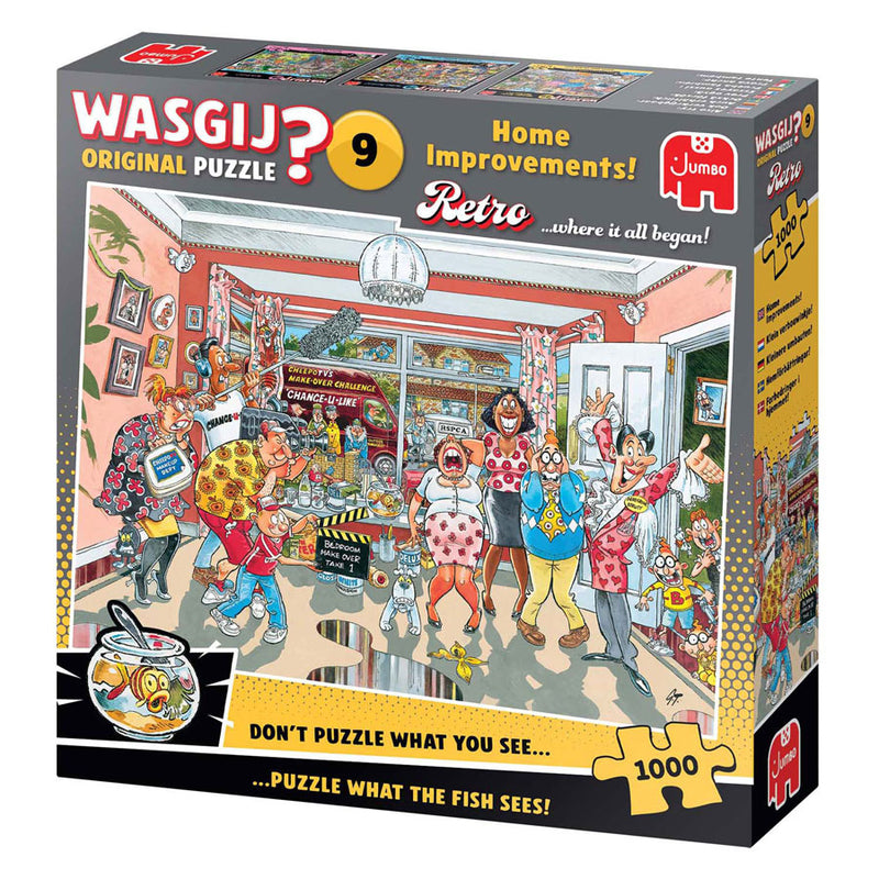 Load image into Gallery viewer, Jumbo wasgij retro original 9 legpuzzel - klein verbouwinkje, 1000st.