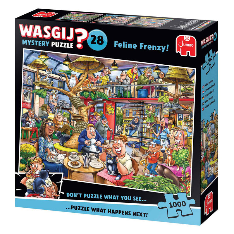 Load image into Gallery viewer, Wasgij mystery 28 - kat-en-muisspel! - 1000 stukjes puzzel - legpuzzel