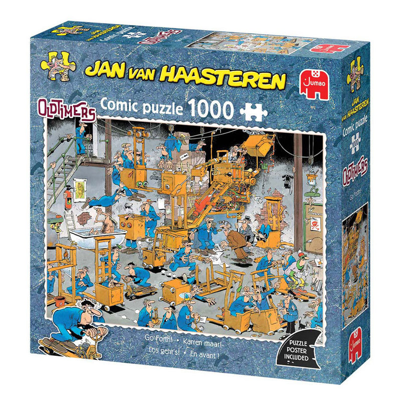 Load image into Gallery viewer, Jan van haasteren legpuzzel - oldtimers - karren maar! - 1000st.