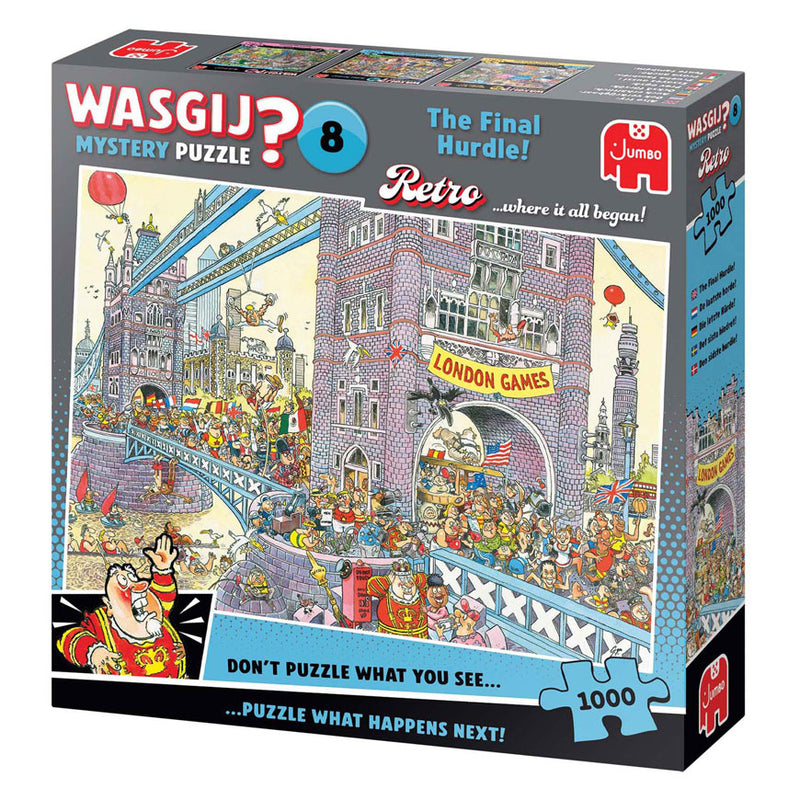 Load image into Gallery viewer, Jumbo wasgij retro mystery 8 legpuzzel - de laatste horde!, 1000st.