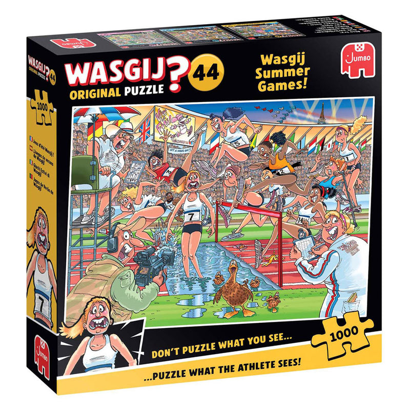 Load image into Gallery viewer, Jumbo wasgij original 44 legpuzzel - zomerspelen!, 1000st.