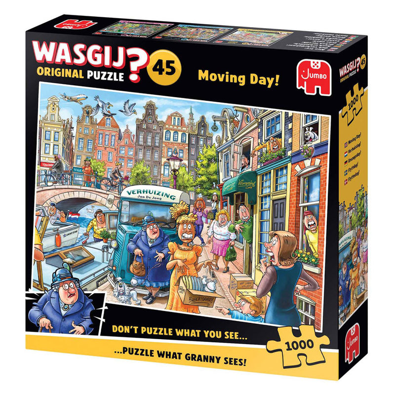 Load image into Gallery viewer, Wasgij original 45 - verhuisdag! - 1000 stukjes puzzel - legpuzzel
