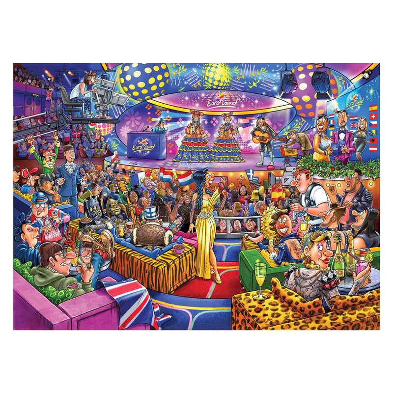 Load image into Gallery viewer, Jumbo wasgij mystery 25 - eurosound contest!, 1000st.