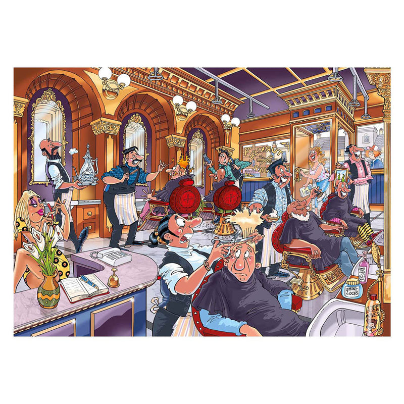 Afbeelding laden in galerijviewer, Wasgij mystery 27 legpuzzel - vlam in de pan!, 1000st.