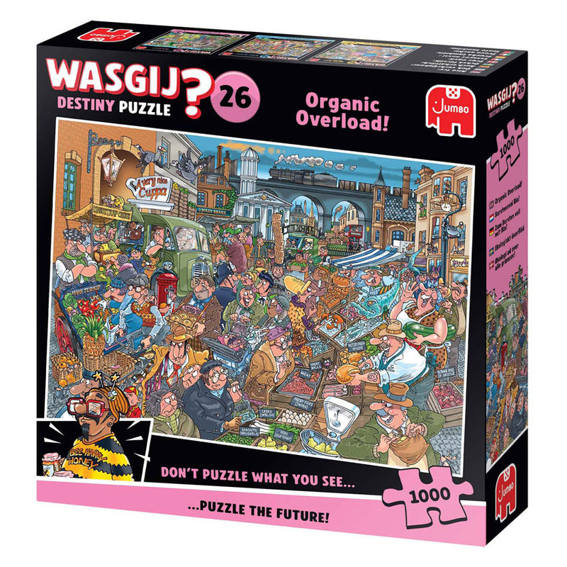 Load image into Gallery viewer, Jumbo wasgij destiny 26 legpuzzel - barstensvol bio!, 1000st.