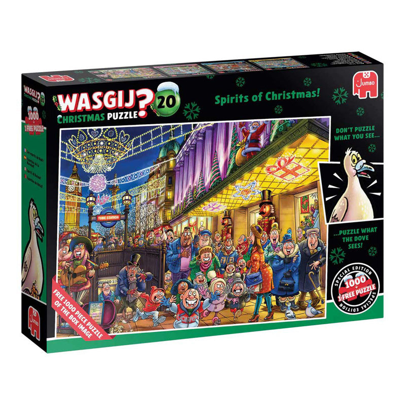 Afbeelding laden in galerijviewer, Jumbo wasgij christmas 20 - de geesten van kerstmis!, 2x 1000st.