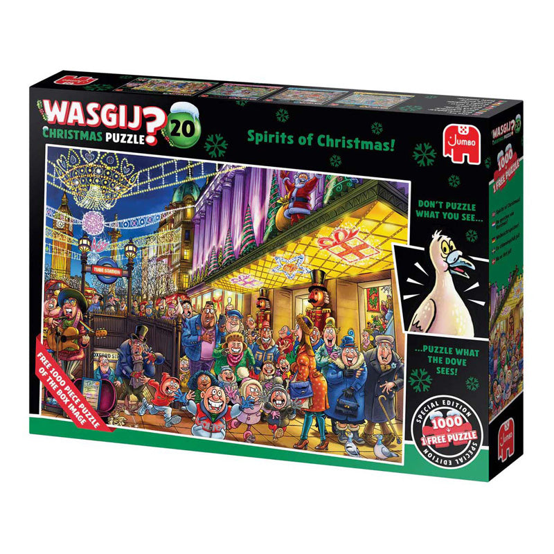 Afbeelding laden in galerijviewer, Jumbo wasgij christmas 20 - de geesten van kerstmis!, 2x 1000st.