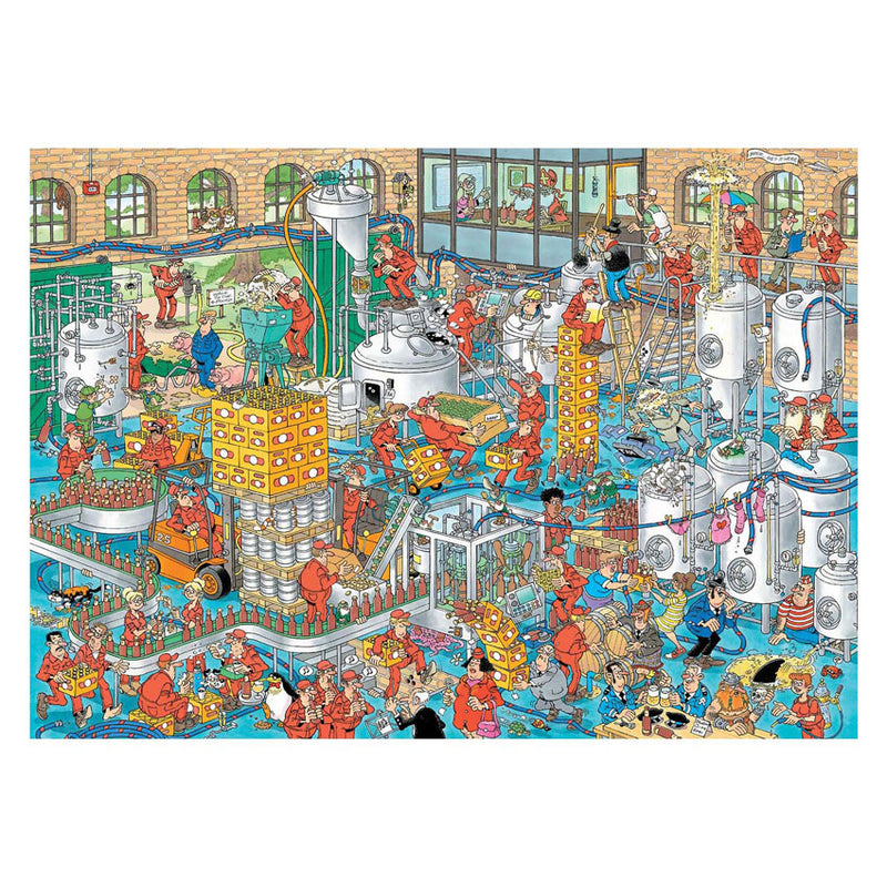 Afbeelding laden in galerijviewer, Jumbo jan van haasteren legpuzzel - de ambachtelijke brouwerij, 1000st.