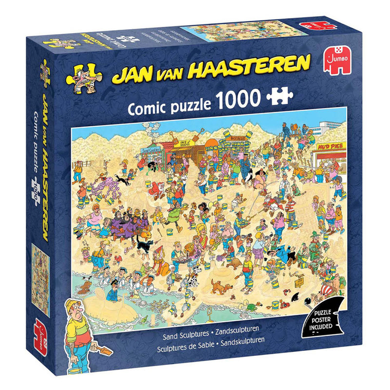 Load image into Gallery viewer, Jumbo jan van haasteren legpuzzel - zandsculpturen, 1000st.