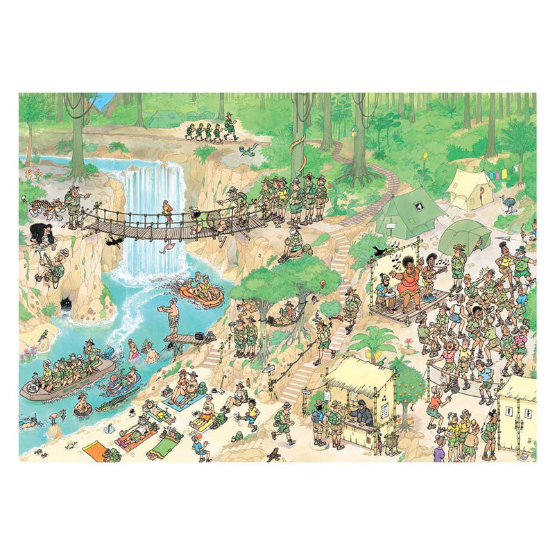 Load image into Gallery viewer, Jan van haasteren legpuzzel - de jungletocht, 1000st.