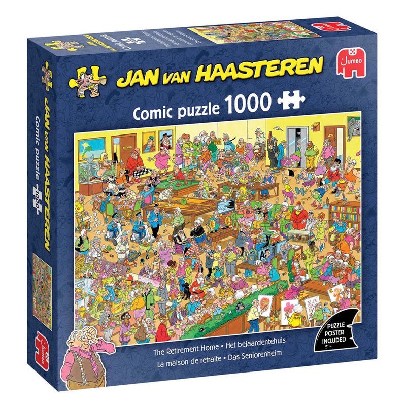 Load image into Gallery viewer, Jan van haasteren legpuzzel - het bejaardentehuis, 1000st.